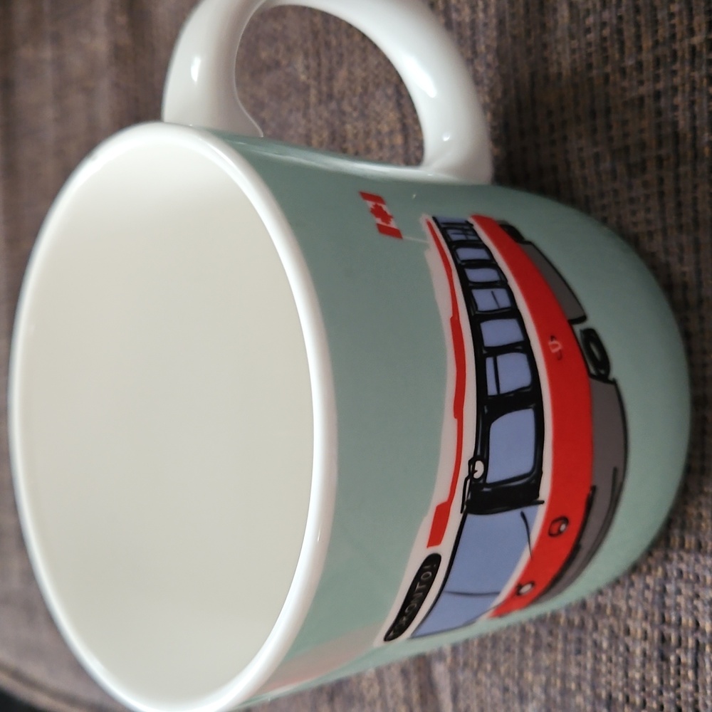 Abbott Wendy Tancock CANADA Streetcar Map Flag Coffee Mug